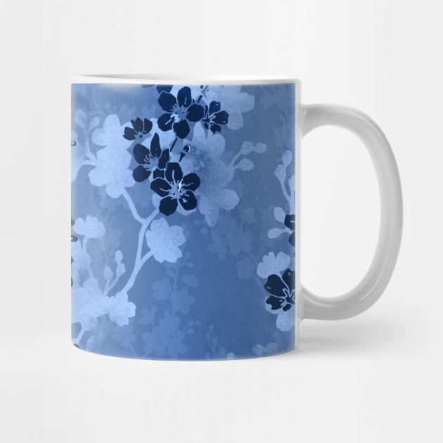 Sakura blossom in blue by adenaJ